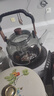 全度（Quandu)提梁蒸煮一体茶壶黑茶白茶壶耐高温明火加厚玻璃茶壶 双鱼银杏（升级加厚） 1000ml 实拍图