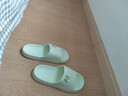 居家拖鞋男女室内室外浴室防滑轻盈便携柔软静音回弹漏水凉拖鞋夏 绿色-女 40-41 实拍图