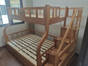 榕匠 橡胶木上下床纯实木双层床高低床男孩女孩上下铺儿童床子母床 梯柜款+抽屉+5CM椰棕床垫*2 1350mm*2000mm【升级加厚】 实拍图