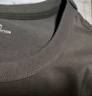 马登工装美式复古重磅灰色短袖T恤圆领宽松纯棉半袖打底衫男夏季 深灰色 -版型宽松 M （170/95A） 实拍图