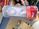 李宁（LI-NING） 儿童泳镜男女童防水防雾高清游泳眼镜泳帽套装宝宝高清游泳装备 【舒适印花】紫色 实拍图