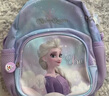 迪士尼（disney）幼儿园书包3-6岁轻便可爱高颜值小包透气抑菌女童背包爱莎公主紫 实拍图