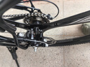 永久（FOREVER）山地自行车男越野单车变速赛车26英寸学生成年大人女成人 钢架三刀-黑灰【超强减震 高承重】 26寸27速【适合:160-180cm】 实拍图