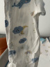 舒贝怡2件装婴儿衣服夏季薄款新生儿连体衣短袖哈衣儿童爬服蓝色66CM 实拍图