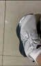 Saucony索康尼彭于晏同款胜利22跑步鞋男缓震舒适慢跑鞋白深兰44 实拍图