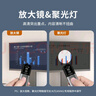 ASiNG大行A9 双激光翻页笔教师用液晶屏led放大凸显空中飞鼠PPT液晶屏幕时间显示倒计时 商务灰128M内存 实拍图