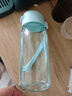 特百惠（Tupperware）乐趣550ML塑料杯 男女学生便携运动水杯子大容量双饮口 马卡蓝 实拍图