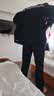 乐优佰易 长袖工作服套装男耐磨工厂车间厂服工人反光条汽修劳保服春秋 深蓝加厚长袖 170  实拍图