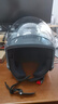 GSB摩托车头盔3C认证半盔男女用四季通用通勤踏板电动车头盔G268A 水泥灰配透明镜片+顺丰快递 2XL（61-62头围） 实拍图