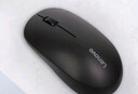 联想（Lenovo） 无线蓝牙双模鼠标 便携办公鼠标 人体工程学设计 适用台式机一体机笔记本平板 Howard黑色 实拍图