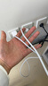 绿联【MFi认证不弹窗】适用苹果充电线Type-C数据线PD30/20W快充to Lightning iPhone14/13手机2米 实拍图