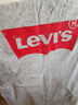 Levi's李维斯情侣美式宽松印花时尚简约舒适潮流纯棉圆领短袖T恤 灰色 002A0-0003 L 实拍图