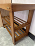 丝竹阁换鞋凳子家用门口外入户穿鞋凳可坐一体鞋柜进门长条凳鞋架竹楼道 茶色 50 实拍图