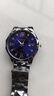 【日历款】男士手表夜光钢带高级感商务男款石英腕表 升级合金银蓝色 实拍图