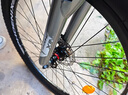 凤凰自行车成年人男女变速自行车青少年单车越野公路车学生山地自行车 钢架/全套轴承/建大轮胎/条轮灰 27速24寸【适合145-170cm】 实拍图