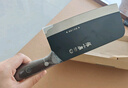 张小泉黑将不锈钢厨房家用刀具 切菜刀 斩切刀 【京东定制】 实拍图