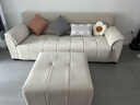 班菲克意式布艺沙发现代极简奶油风猫抓布沙发家用客厅大小户型绒布沙发 舒适大三人位2.1米 海绵款]亲肤顺滑绒布 实拍图