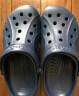 卡骆驰crocs洞洞鞋贝雅男鞋女鞋轻便耐磨一脚蹬拖鞋休闲鞋|10126 黑色-001 40 (250mm) 实拍图
