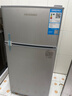华宝小冰箱小型家用出租房用冷藏冷冻两用一级能效节能省电迷你宿舍寝室办公室二门电冰箱 一级能效-86L银色-全国联保 实拍图
