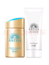 安热沙（Anessa）小金瓶防晒乳60mL+美白清透防晒啫喱90g高倍防晒防水防汗 实拍图