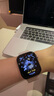 Apple/苹果 Watch Series 10 智能手表GPS款46毫米玫瑰金色铝金属表壳淡桃粉色运动型表带M/L MX2A3CH/B 实拍图