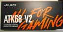 ATK68 V2/V3 电竞磁轴键盘 有线单模 客制化电竞无畏契约 PBT透光键帽RT模式68键游戏机械键盘 ATK68 V2 黑莓侧刻（磁玉轴） 实拍图