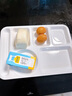 今万福 商用特厚密胺餐盘六格仿瓷 分格饭盘快餐盒打菜盘 白色 实拍图