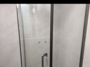 东鹏钻石淋浴房玻璃隔断淋浴隔断洗澡房一体卫生间干湿分离浴室门浴屏 可升级多种玻璃工艺联系客服 枪灰/雅黑/亮银 边框颜色定制 实拍图
