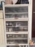 鞋柜门口入户柜收纳一体柜落地多层鞋架防尘鞋架玄关大容量置物柜 五层-长50高80【8-10双鞋】 白色【可放49码以下鞋子】 实拍图