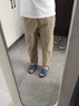 吉普休闲裤男夏季新款小脚裤男士商务透气冰丝裤弹力速干九分裤子 卡其色 32 实拍图