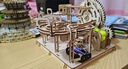 大眼小娃木质3D立体拼图电动滚珠轨道拼装插模型积木儿童DIY手工玩具礼物 实拍图