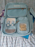 史努比（SNOOPY）小学生书包轻便儿童护脊减负双肩包痛包 四到六年级 浅蓝色大号 实拍图