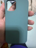 W&P适用苹果12手机壳iPhone12promax保护套12mini全包防摔液态硅胶壳简约高级感男女款wp 苹果12Mini【暗夜绿】真液态·5.4英寸 实拍图