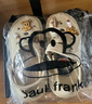 大嘴猴（paul frank）洞洞鞋女士夏季户外踩屎感包头拖鞋 奶油杏 40-41【偏小一码】  实拍图