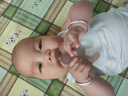 beedoll蓓兜婴儿牙胶磨牙棒口欲期兔兔牙胶咬咬乐玩具硅胶4月龄+ 纳米银 实拍图