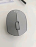 罗技（Logitech）M280 M275无线鼠标 笔记本电脑商务办公鼠标人体工学鼠标USB右手鼠标舒适多彩 带无线2.4G接收器 M280 灰色 实拍图