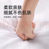 无印良品三件套旅行一次性床单被套罩枕套加厚酒店床上用品单人款-白绿 实拍图