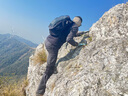 迪卡侬（DECATHLON）速干裤男女户外长裤徒步裤子快干登山透气弹力 TREK100 黑灰色-男款 40 实拍图