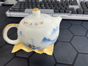 苏氏陶瓷（SUSHI CERAMICS）素烧羊脂玉瓷源远流西施壶国家一级技师王文克老师作品 实拍图