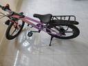 凤凰山地自行车男女变速山地车碟刹青少年儿童自行车学生单车 星际 蓝粉【变速】后座+LED灯+三刀轮 22寸【适合130-170cm】 实拍图
