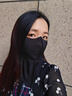 Babysir防晒口罩女遮脸防晒面罩夏季护颈护眼角开车户外防紫外线口罩黑色 实拍图