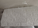 宫薰 墙纸自粘3d立体卷装墙贴防潮墙壁贴纸卧室泡沫砖   白色0.7*5米 实拍图