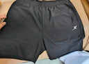 特步短裤男五分裤夏装新款运动裤透气速干裤跑步健身男裤子 正黑色-0200（吸湿速干-七分裤）-男 S 实拍图