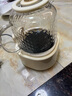 小熊（Bear）全玻璃壶体养生壶恒温壶 办公室多功能煮茶壶花茶壶 0金属养生杯 24h预约24h保温 1L YSH-P10Q7 实拍图