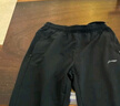 李宁（LI-NING）运动裤春秋新品男款平口长裤气宽松直筒休闲运动服跑步训练裤子 黑（平口-拉链款） L (175) 实拍图
