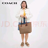 蔻驰（COACH）【品牌直供】女士经典标志CITY大号托特包单肩包CV976IMXHE 实拍图