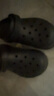 卡骆驰（crocs）小鲸鱼檀健次同款洞洞鞋女鞋凉鞋拖鞋厚底凉拖 206302-001 W6 实拍图