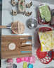 欣格儿童做饭迷你小厨房真煮套装过家家玩具真做饭炒菜复古锅具46件套 实拍图