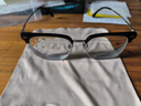 蔡司（ZEISS）镜片近视眼镜框男半框防蓝光辐射可配带散光度数眼睛女钛合金镜架 升级钛材 黑银 配colorein镜片1.74极薄 0-1200 实拍图