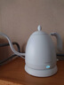 maxwin 家用电热水壶长嘴烧水壶泡茶专用手冲咖啡壶开水壶小型茶艺壶防烫全自动断电茶具功夫茶酒店 0.6L 月光白 实拍图